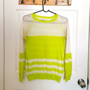 Mesh Striped Sweater